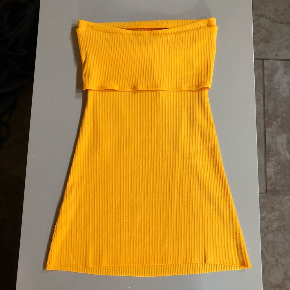 ASOS Petite Yellow Mini Dress - Picture 2 of 6
